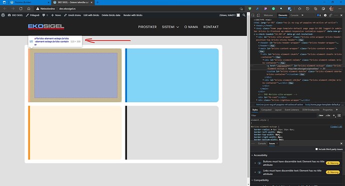 WIP: Inconsistent layout between edit mode end front end - Bugs ...