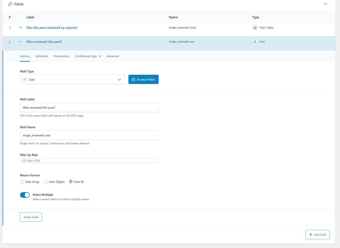 [OPEN] Display ACF User Relationship in Single Post Template