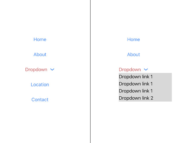 dropdown