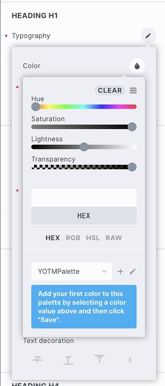NO BUG: Color Palette not saving - Bugs - Bricks Community Forum