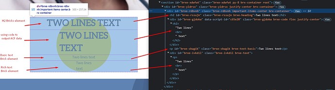 NO BUG: Break line on titles from dynamic data (acf) - Bugs - Bricks ...