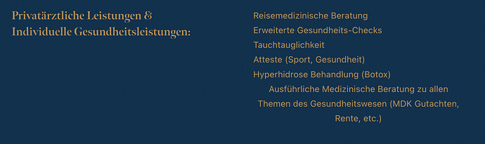 list