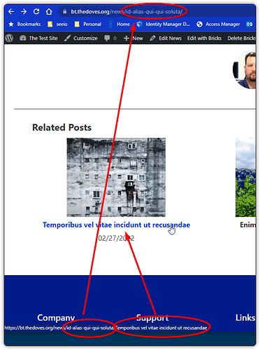 SOLVED: Post URL from query loop not working correctly - Bugs - Bricks ...