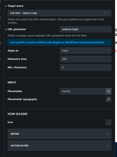 NO BUG: Query Loop & Filter Search element - Bugs - Bricks Community Forum