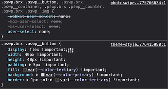 Specificity of styles