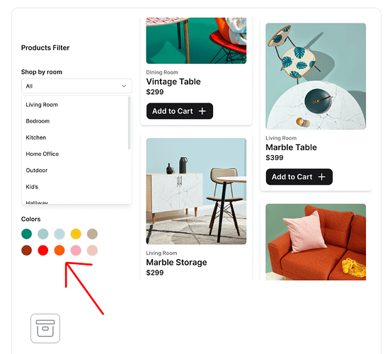 visual filter