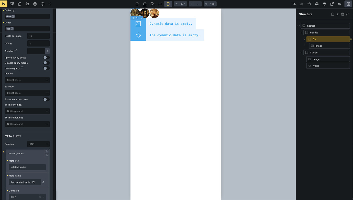 How to style the current post inside a Bricks Query Loop on a Single ...