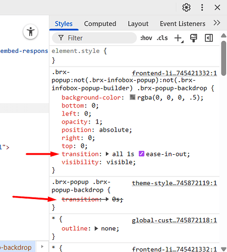 NO BUG: BRICKS 2.0: popup transition issue - Bugs - Bricks Community Forum