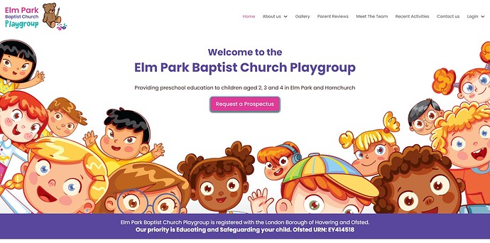 Elm Park Baptist Church Playgroup – Just another WordPress site