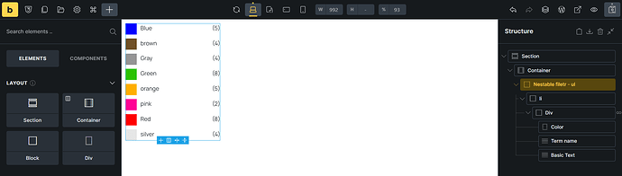 Visual filters