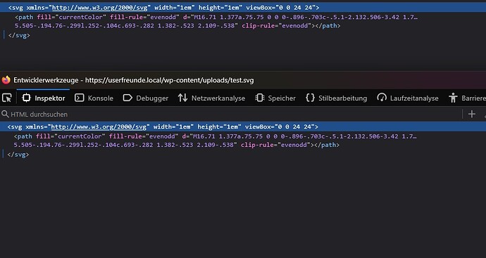 same svg code