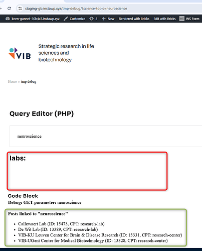 NO BUG: Query Loop & Filter Search element - Bugs - Bricks Community Forum