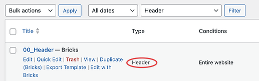 NO BUG: Adding header removes the page - Bugs - Bricks Community Forum