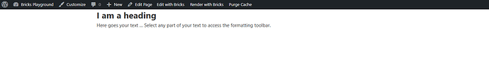 Bricks Front-end