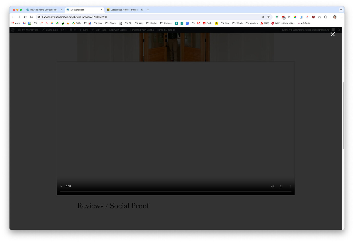 NO BUG: Lightbox Video in slider element does not load - Bugs - Bricks ...