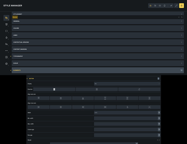 element settings-suggestion