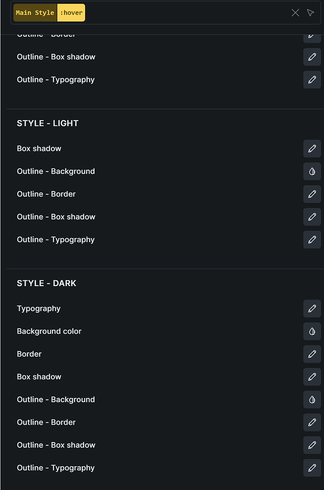 SOLVED: Styling hover states of button in Theme Styles - Bugs - Bricks ...