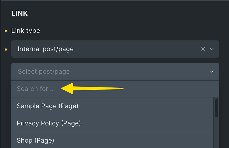 WAIT: Page not shown in pages/posts link dropdown - Bugs - Bricks ...