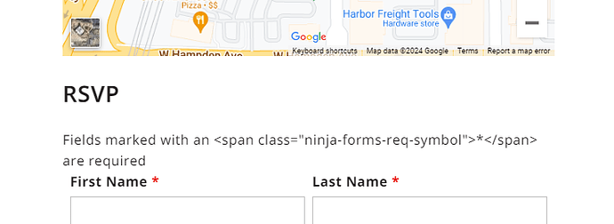 Exposed HTML
