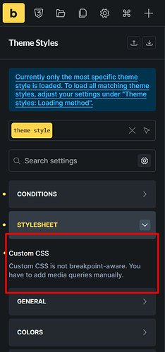Custom css