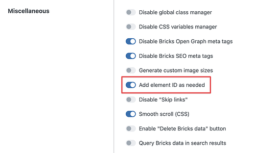 NO BUG: CSS ID still present on the element despite there being a CLASS ...
