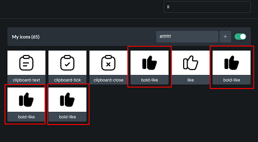 custom icon set