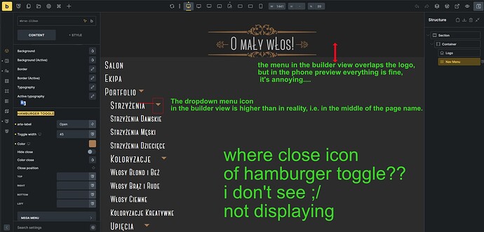 mozilla_mobile_no hamburger close nad too high