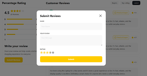 submit reviews