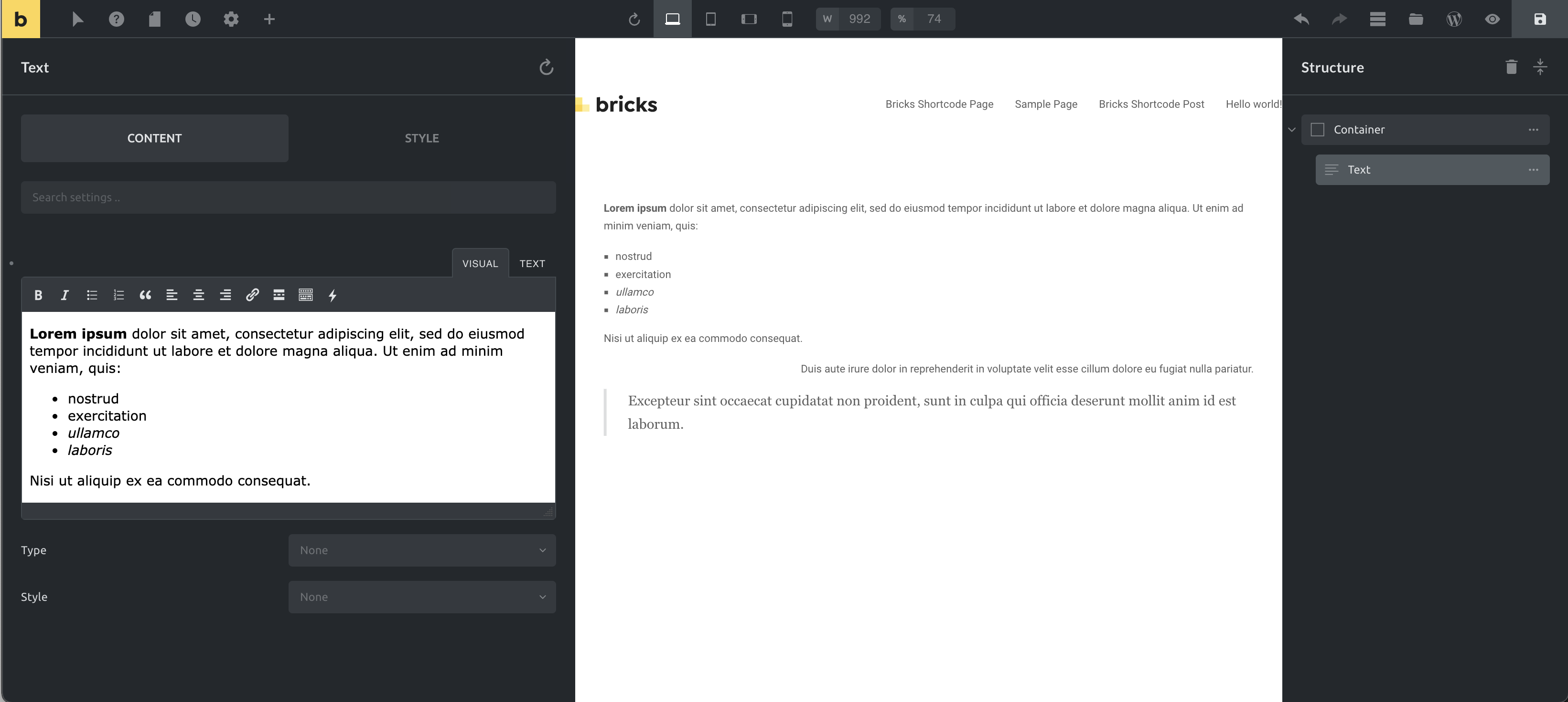 How to use text element? - How To - Bricks Community Forum