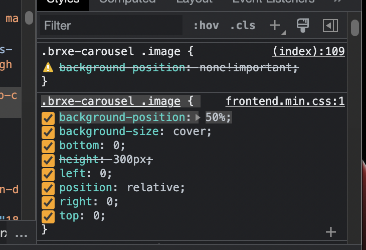 SOLVED: May i know where to change the carousel css - How To - Bricks ...