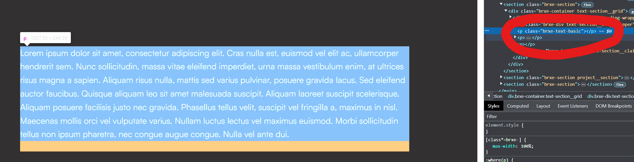 NO BUG: Text element adds extra tag with dynamic content - Bugs ...