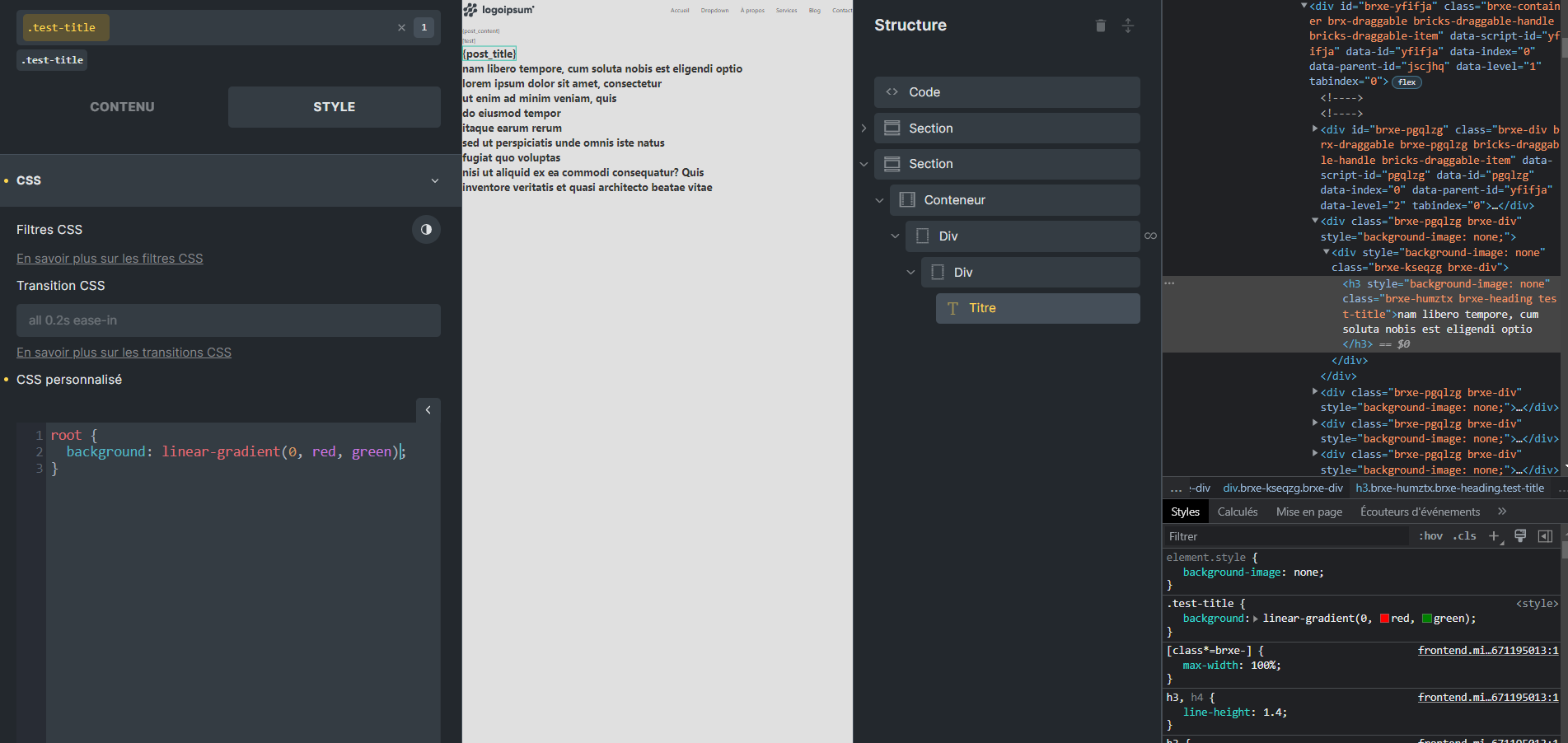 WAIT: Query loop background issue inside the builder - Bugs - Bricks ...
