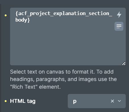 NO BUG: Text element adds extra tag with dynamic content - Bugs ...