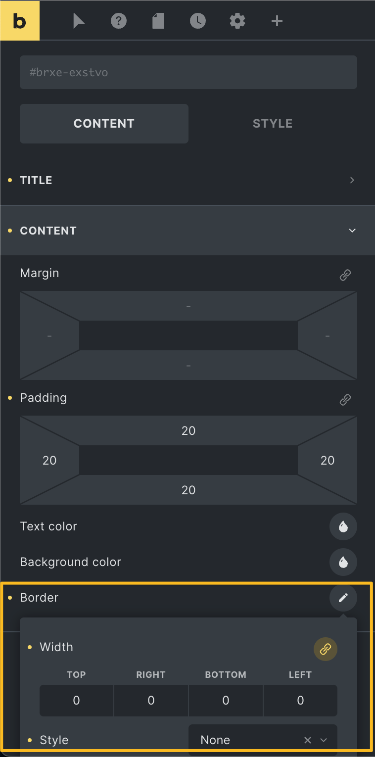 NO BUG: Unable to remove border from content area of Nestable Tabs ...