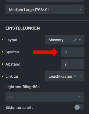 Dynamic number in gallery columns - How To - Bricks Community Forum