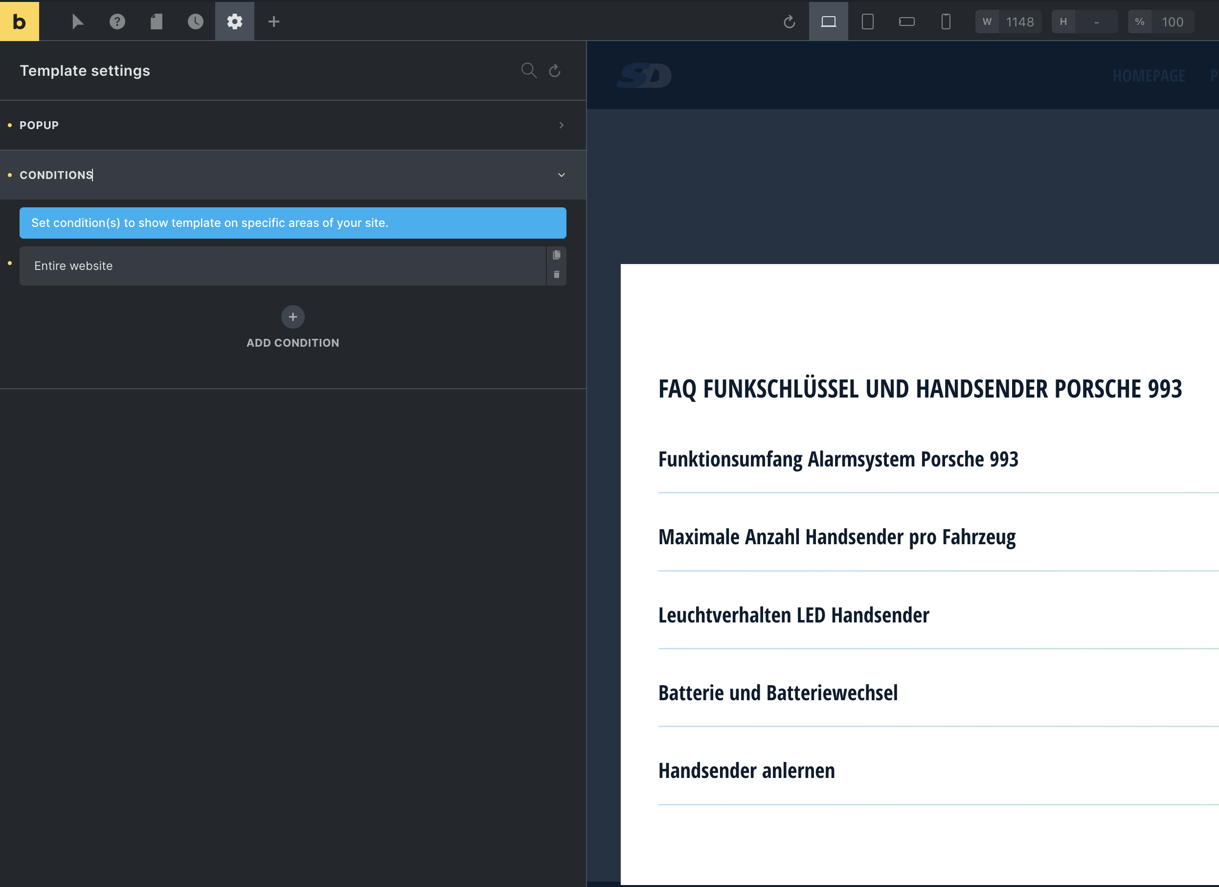 NO BUG: Popup is generated for every page - Bugs - Bricks Community Forum