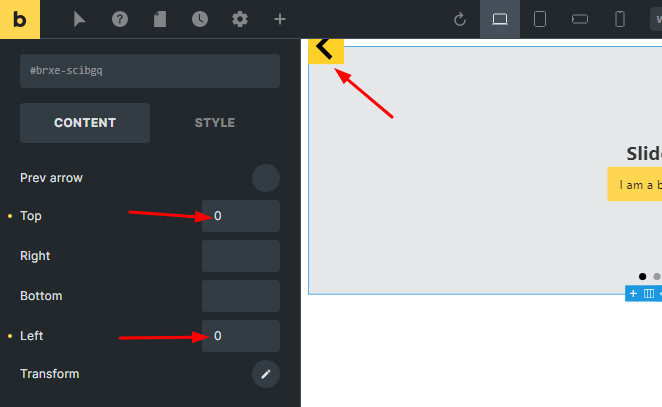 nestable slider