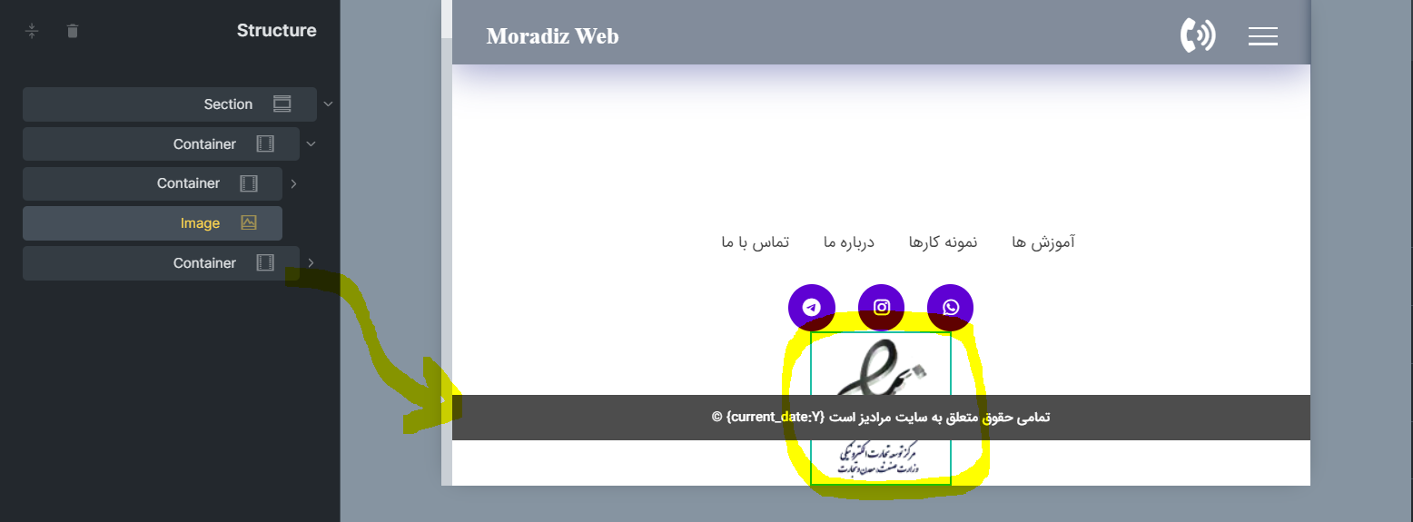 SOLVED: Adding image break the footer - Bugs - Bricks Community Forum