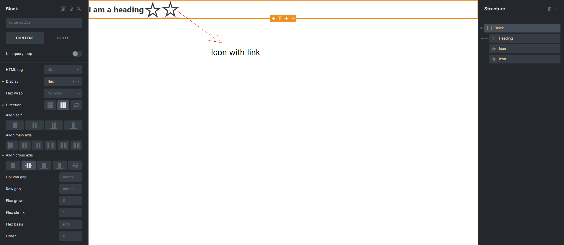 NO BUG: Link on Icon changes Element Height - Bugs - Bricks Community Forum