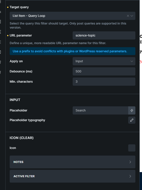 NO BUG: Query Loop & Filter Search element - Bugs - Bricks Community Forum