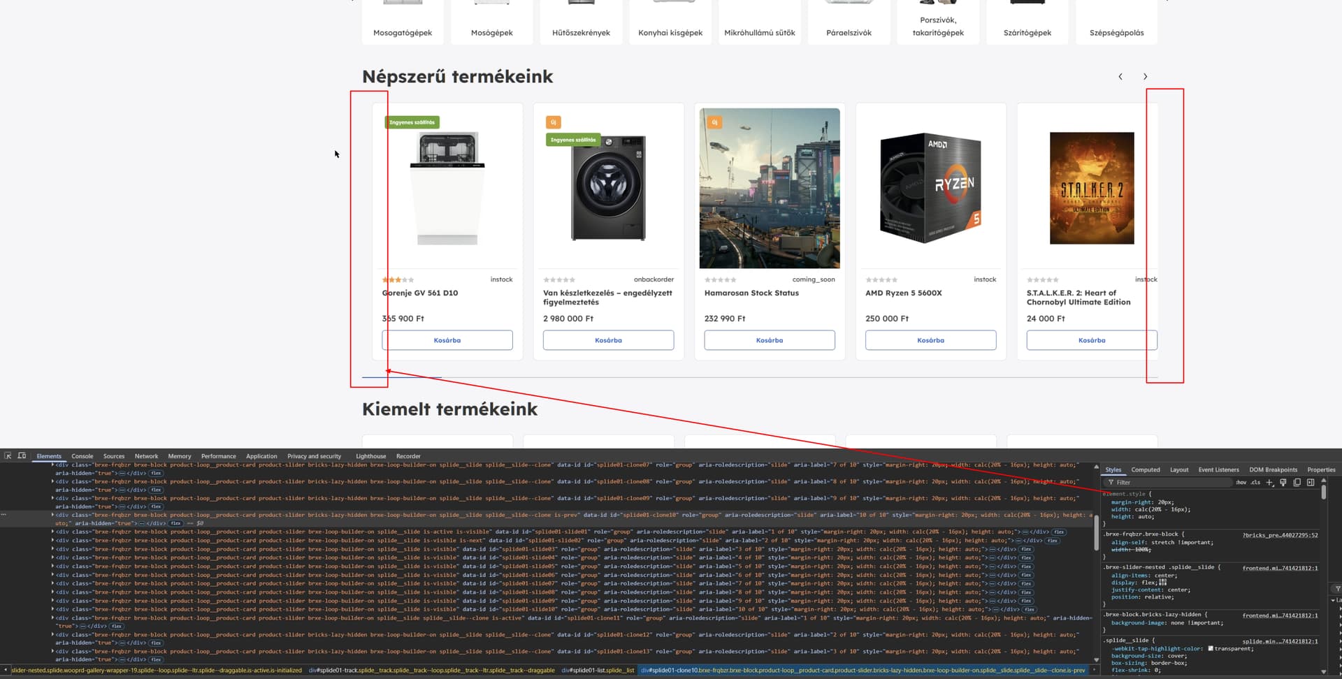NO BUG: Nestable slider query loop gap > margin problem - Bugs - Bricks ...