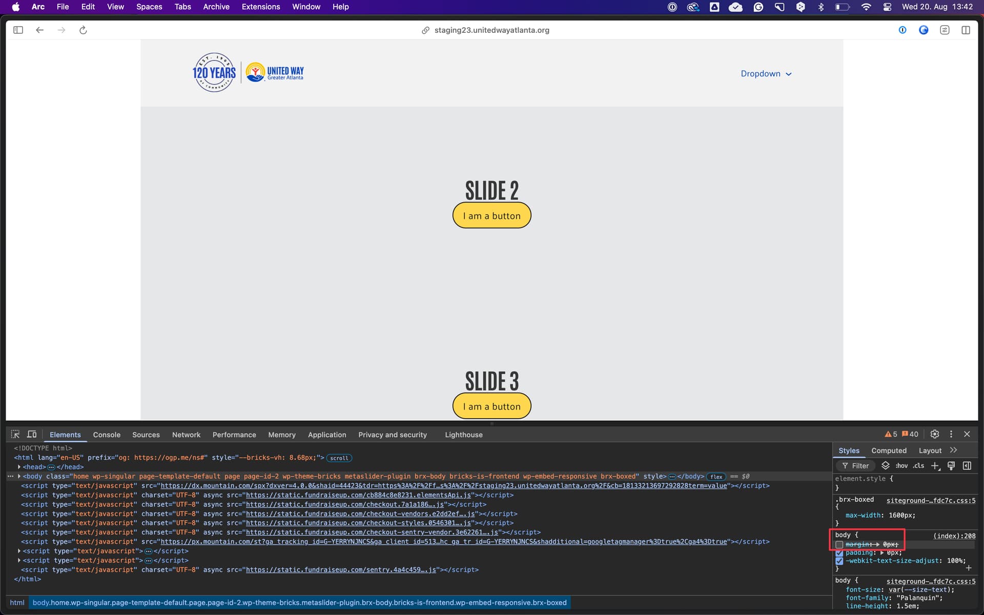 SOLVED: Site Layout > Boxed Broken - Bugs - Bricks Community Forum