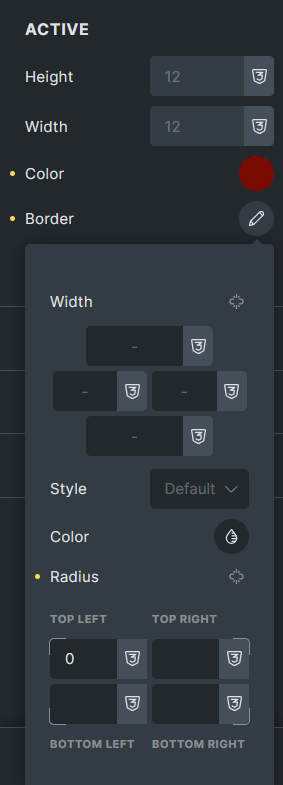 How to edit one page navigation active SHAPE - How To - Bricks ...
