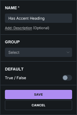 bricks builder component toggle