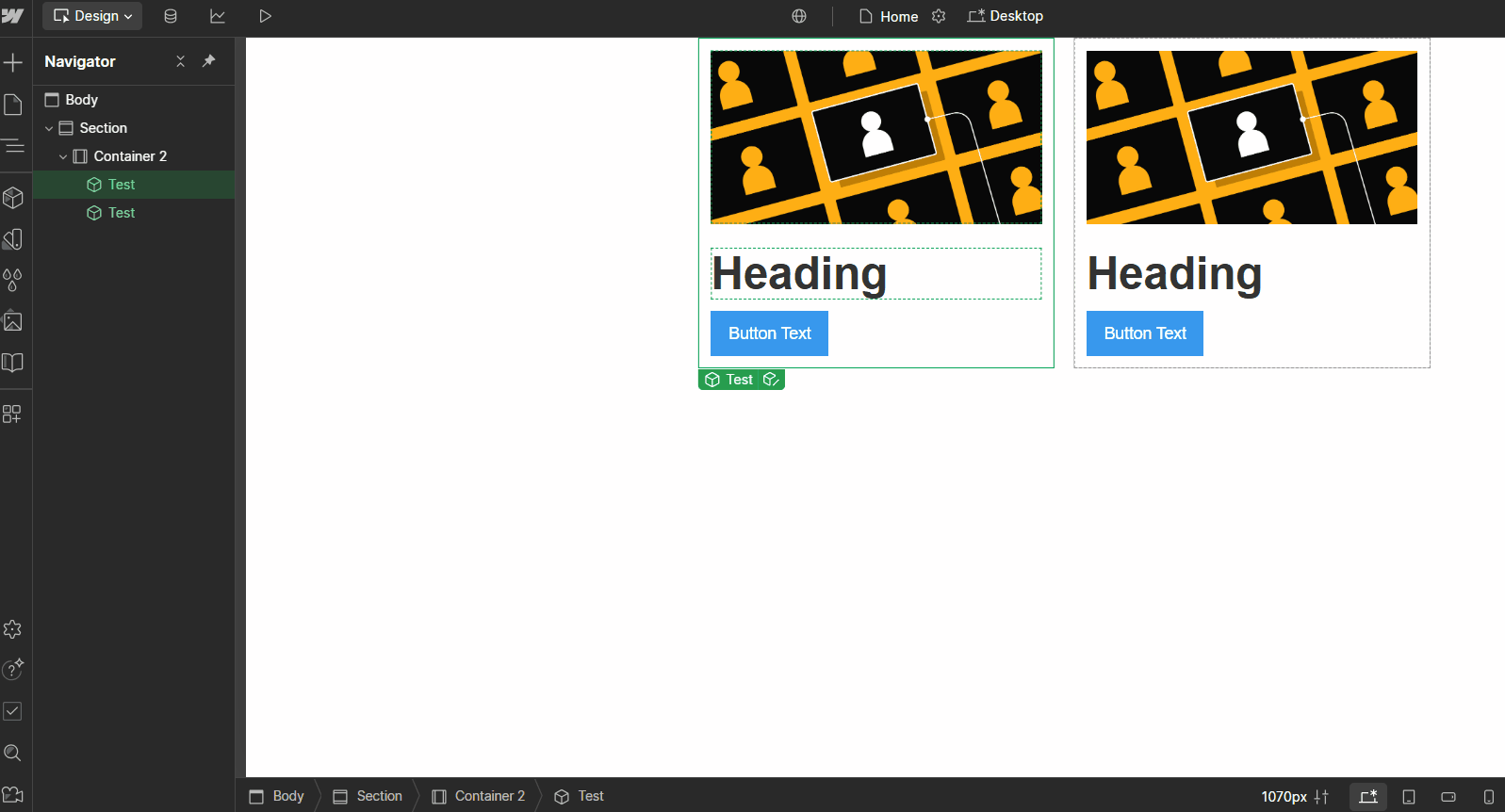 Nested component