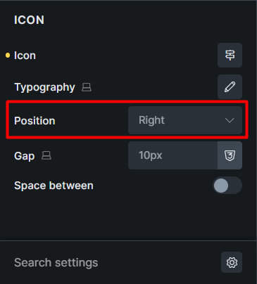 position
