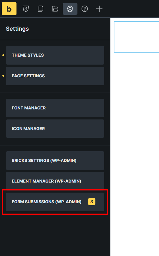 Builder settings: Form Submissions - Feature Requests / Improvements ...