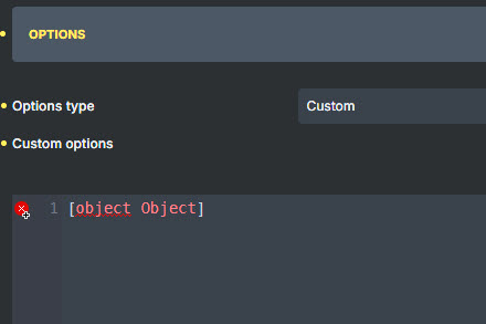 nestable slider options