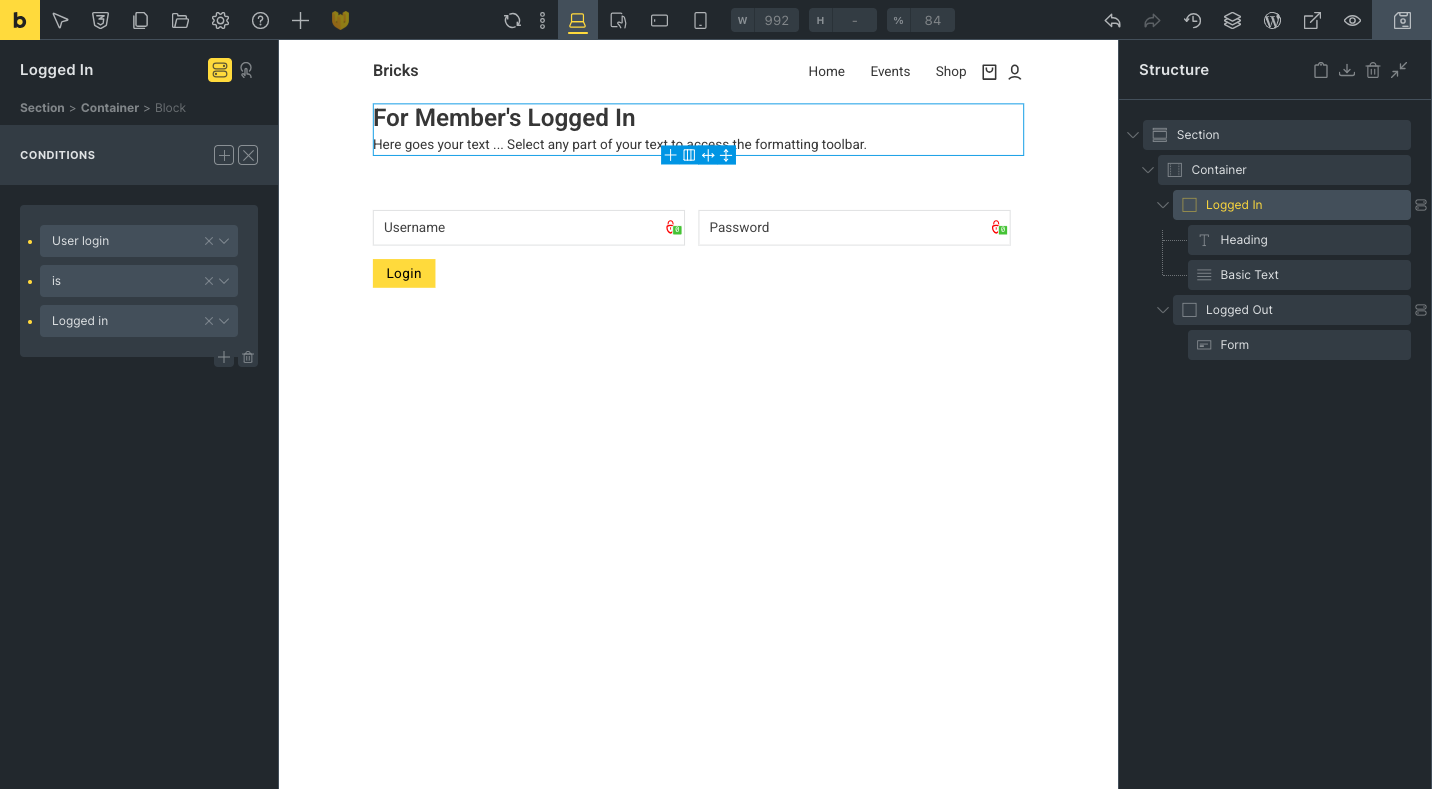 Prevent access to the login page - How To - Bricks Community Forum