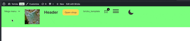 Dropdown content (mega menu) always appears above the header - How To ...